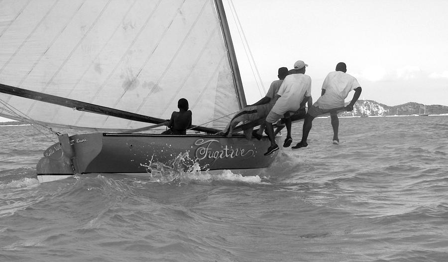 Bahama Sail Race Photograph by Jean Wolfrum