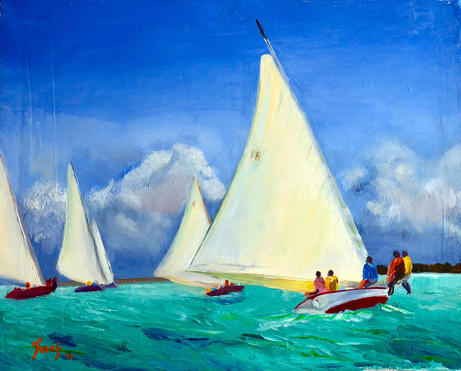 Bahamas III Painting by Josef Kelly