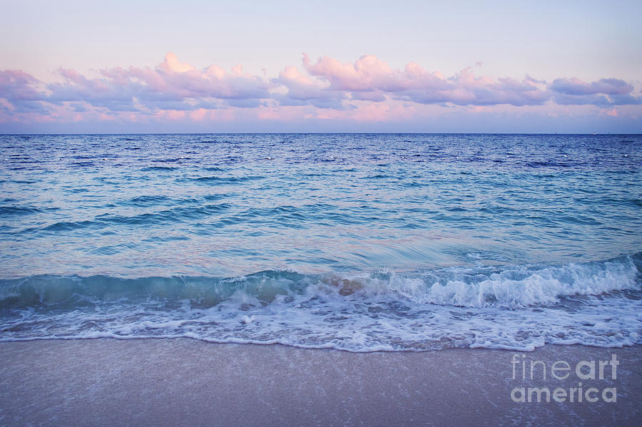 Bahamas Ocean At Sunset Photograph by Suzanne Schwendiman