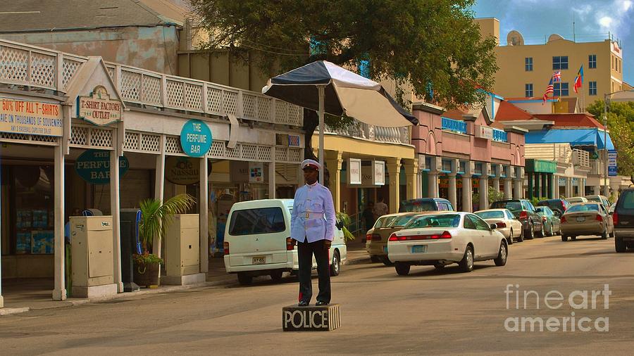 Bahamas Policeman Photograph by Bob Sample