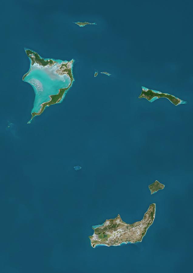 Bahamas Southern Islands Photograph by Planetobserver/science Photo Library