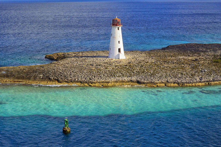 Bahamian Lighthouse Photograph by Greg Norrell