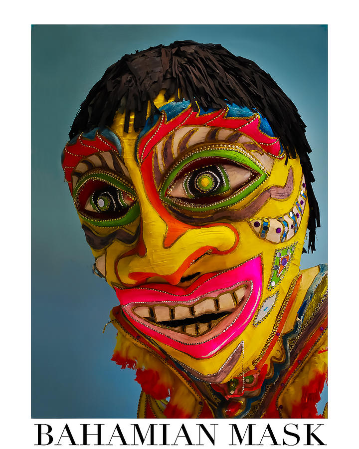Bahamian Mask Photograph by Oswald George Addison