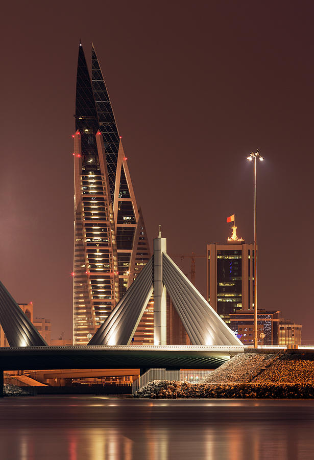 Bahrain. City Skyline Of The Capital Photograph by Buena Vista Images