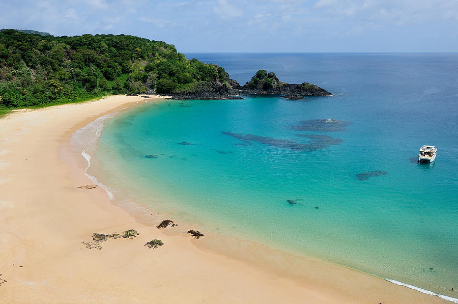 Baia do Sancho is most beautiful beach in Brazil Photograph by by Roberto Peradotto