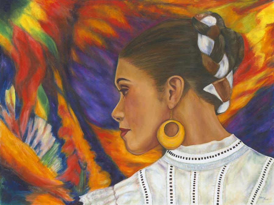 Baile Con Colores Painting by Pat Haley