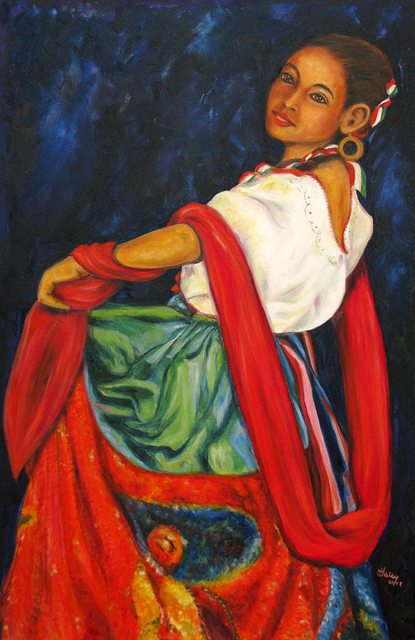 Baile Conmigo Painting by Pat Haley