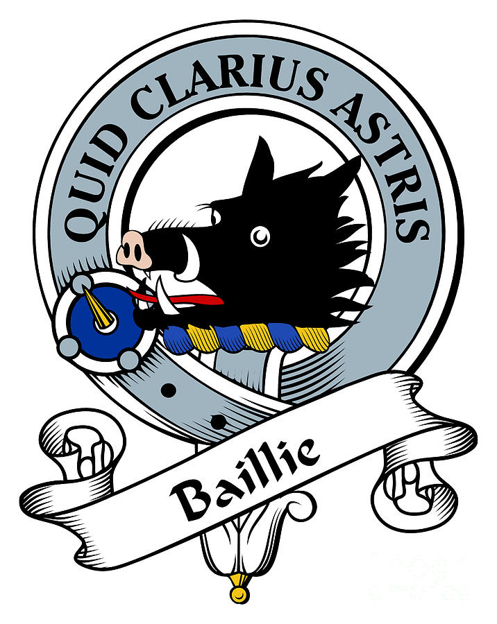 Clan Digital Art - Baillie Clan Badge by Heraldry