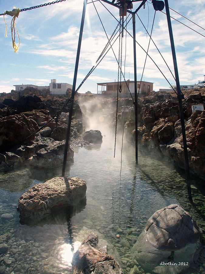 Architecture Photograph - Baja Hot Springs by Dick Botkin