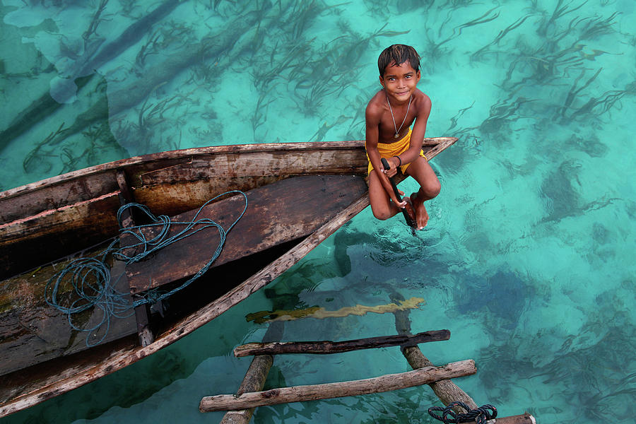 Bajau Boy Photograph by Hesham Alhumaid