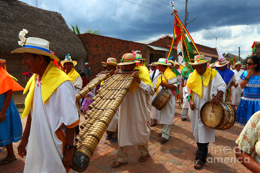 Bajon Musician in San Ignacio de Moxos Bolivia Photograph by James Brunker