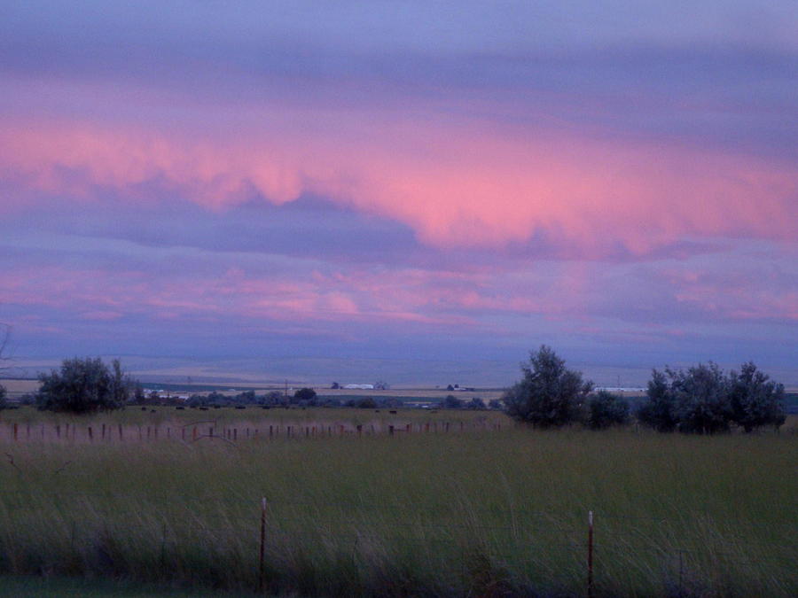 Sunset Baker Valley Photograph by Bill TALICH