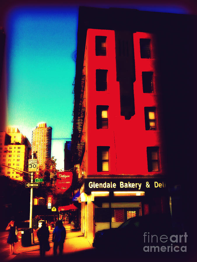 The Bakery - New York City Street Scene Photograph by Miriam Danar