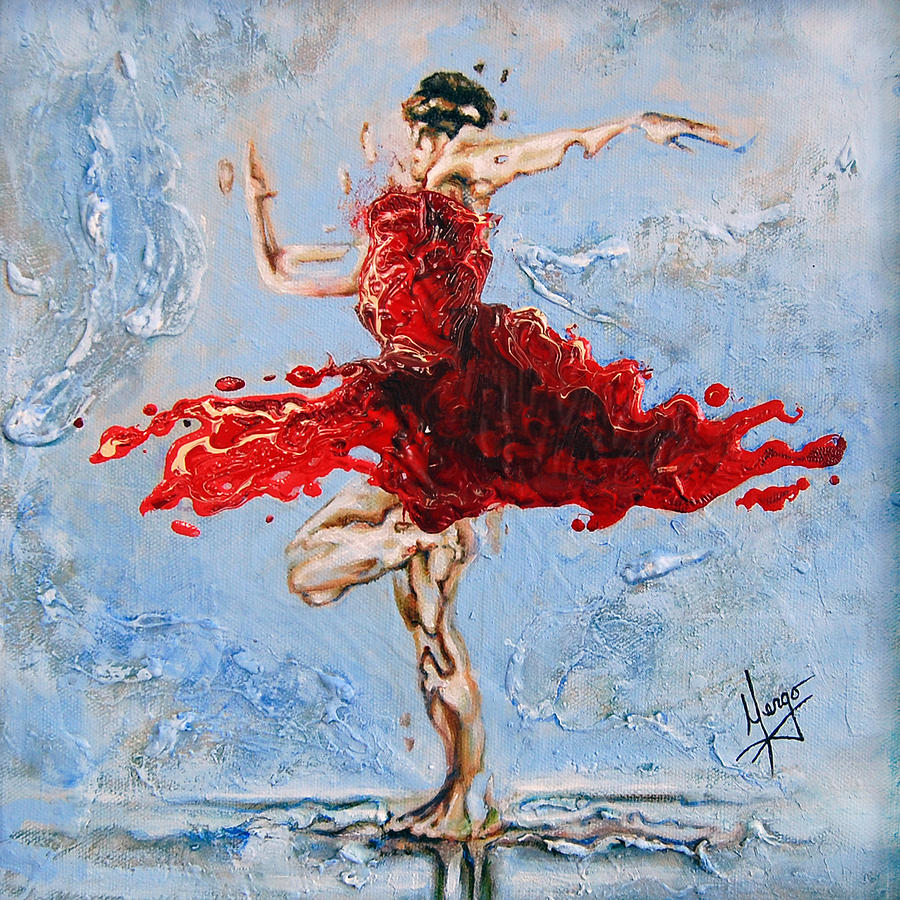 Ballet Painting - Balance by Karina Llergo