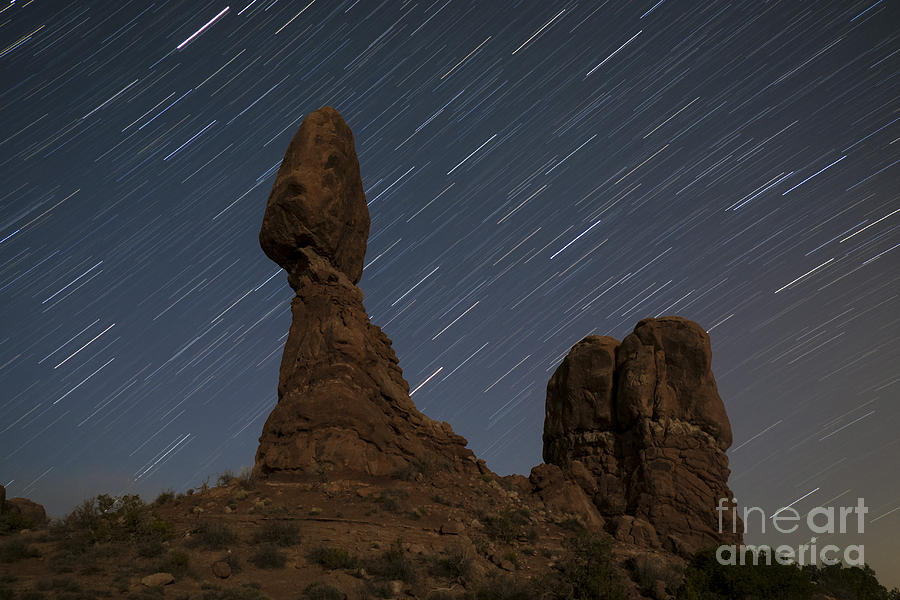 Arches National Park Photograph - Balanced Rock Against A Backdrop by Dan Barr