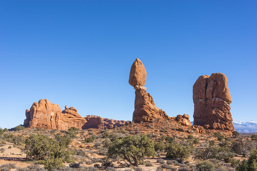 Arches National Park Photograph - Balanced Rock - Arches National Park - Moab Utah by Brian Harig