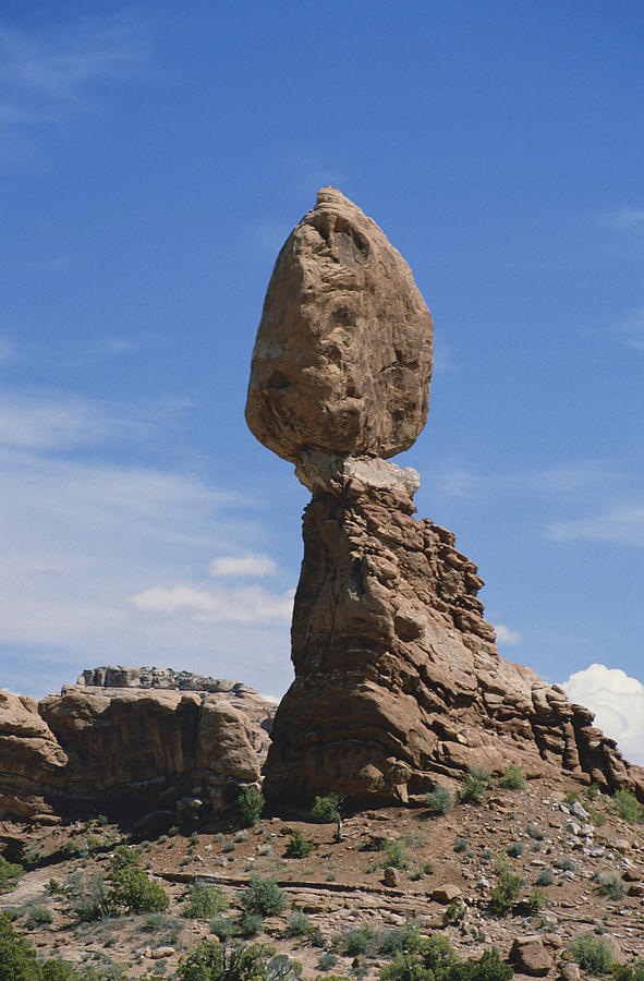Balanced Rock In Utah Photograph by Charlie Ott