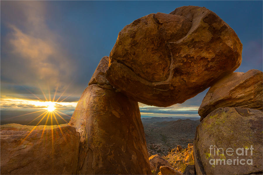 Nature Photograph - Balanced Rock by Inge Johnsson