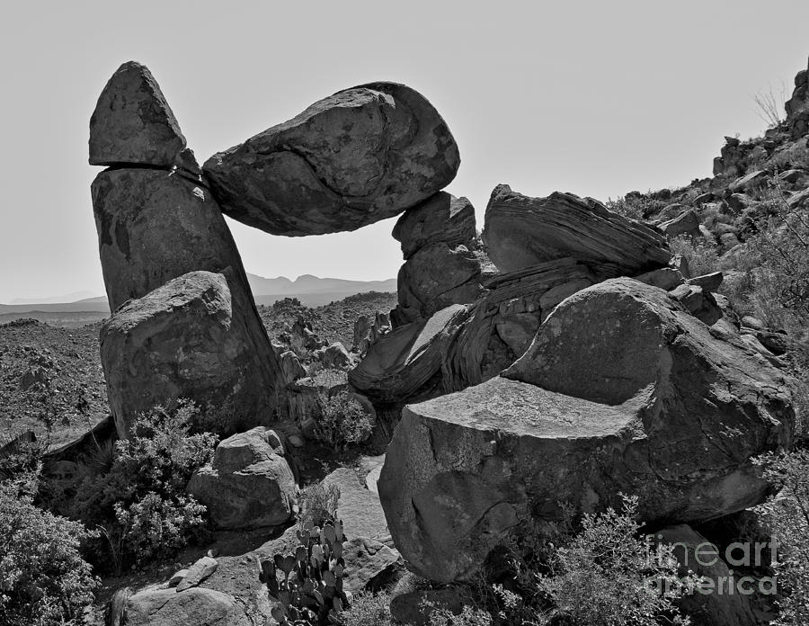 Balanced Rock Photograph - Balanced Rock by Mae Wertz