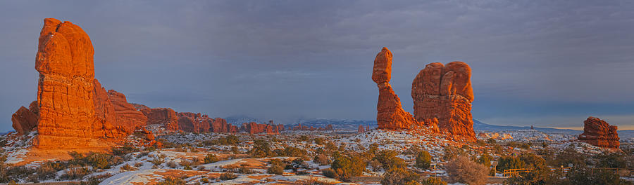 Balanced Rock Medium Panorama Photograph by Adam Jewell