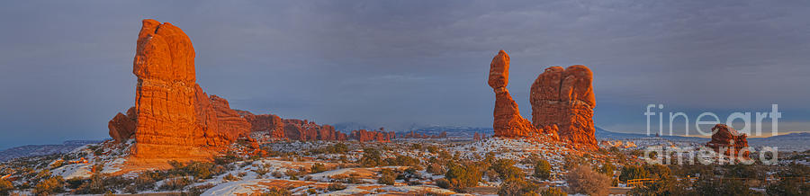 Balanced Rock Panorama Photograph by Adam Jewell