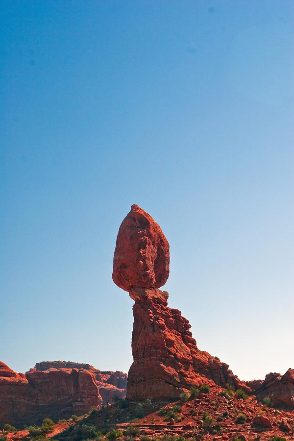 Arches National Park Photograph - Balanced Rock Utah by Al Blount