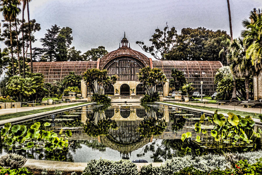 Balboa Park Botanical Building Digital Art by Photographic Art by Russel Ray Photos