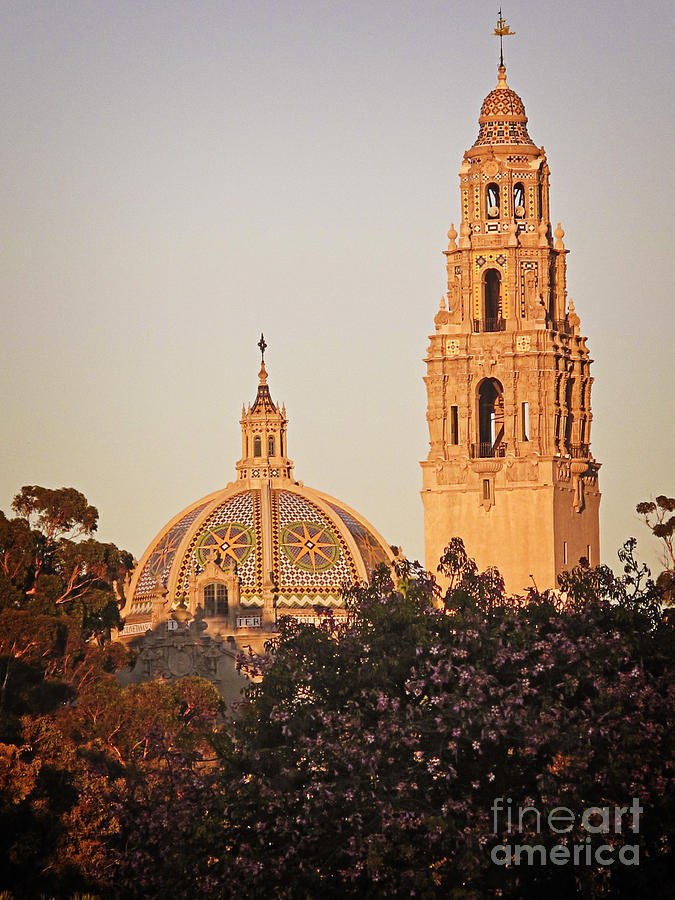 Balboa Park Tower at Sunset Photograph by L J Oakes