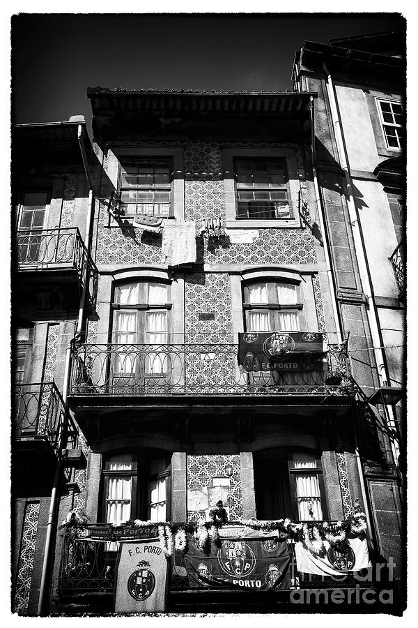 Balcony Designs in Porto Photograph by John Rizzuto