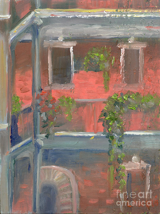 Balcony I Painting by Lilibeth Andre