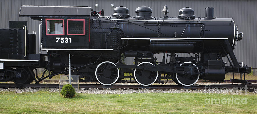 Baldwin 0-6-0 steam locomotive - Gorham New Hampshire Photograph by Erin Paul Donovan