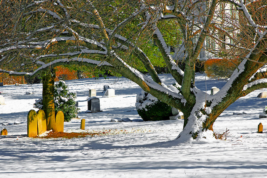 Baldwin Memorial United Methodist Church Cemetery Photograph by Andy Lawless