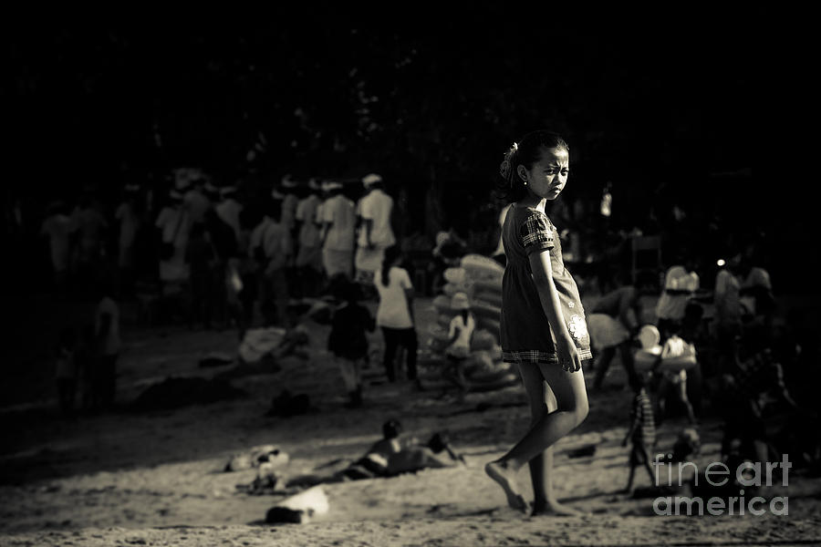 Black And White Photograph - Bali Girl by Soren Egeberg