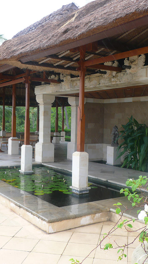 Bali Photograph - Bali pool under roof by Jack Adams Bali Photograph - Bali pool under roof by Jack Adams