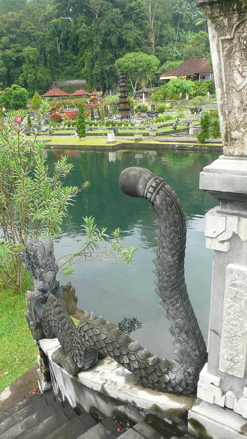 Snake Photograph - Bali snake railing by Jack Adams Snake Photograph - Bali snake railing by Jack Adams