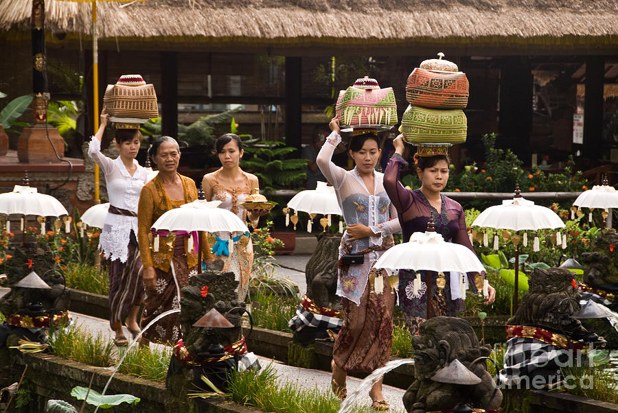 Bali Temple Offerings Photograph by Rick Piper Photography