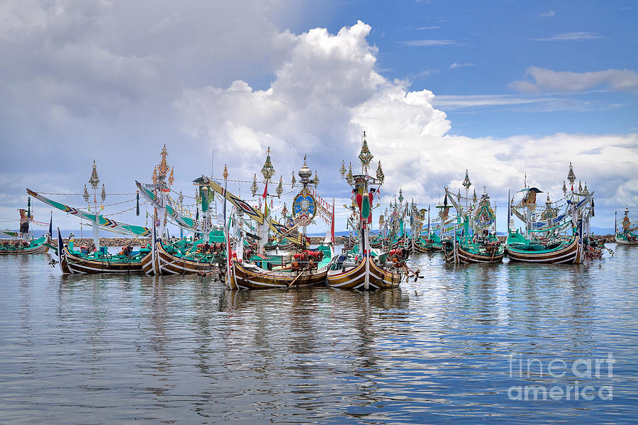 Balinese Fishing Boats Photograph by Louise Heusinkveld