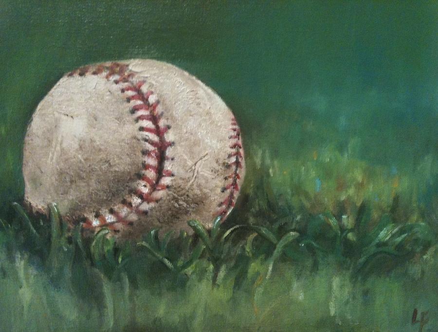 Ball Number One Painting by Lindsay Frost