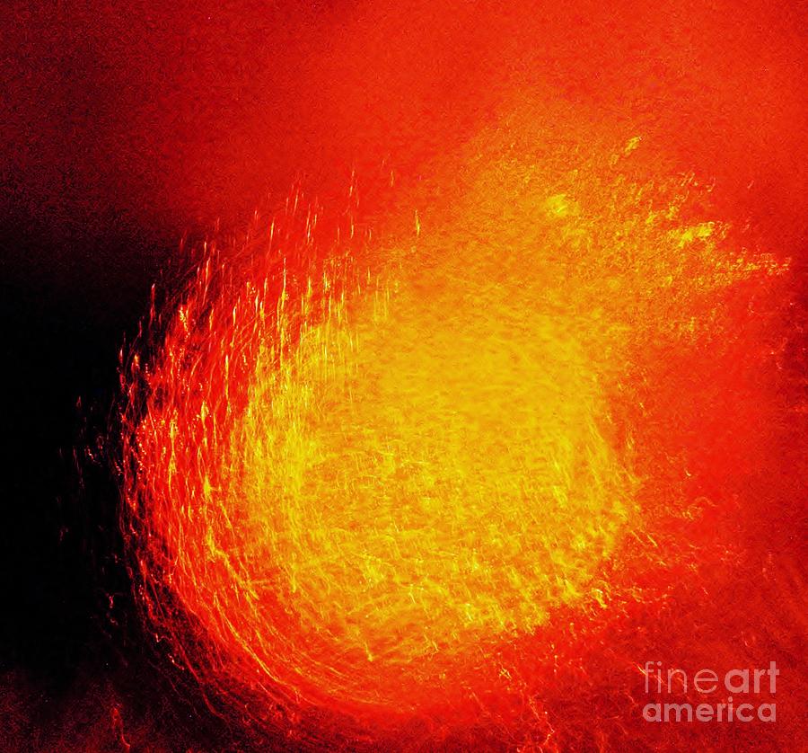 Abstract Photograph - Fireball by Amar Sheow