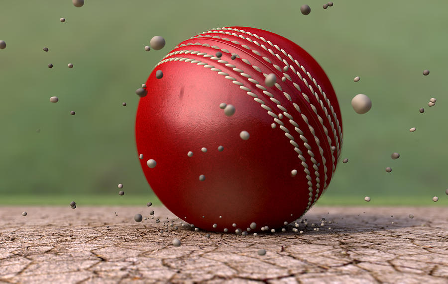 Cricket Digital Art - Ball Strike by Allan Swart