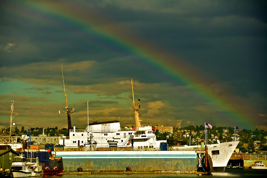 Ballard Rainbow Photograph by Steven Lapkin