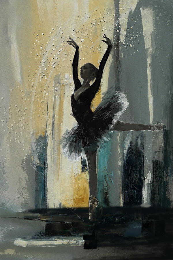 Ballerina 18 Painting by Mahnoor Shah