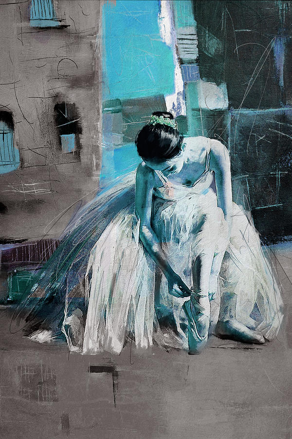 Ballerina 21 Painting by Mahnoor Shah