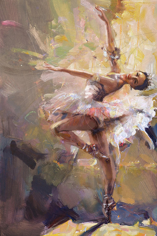 Catf Painting - Ballerina 35 by Mahnoor Shah