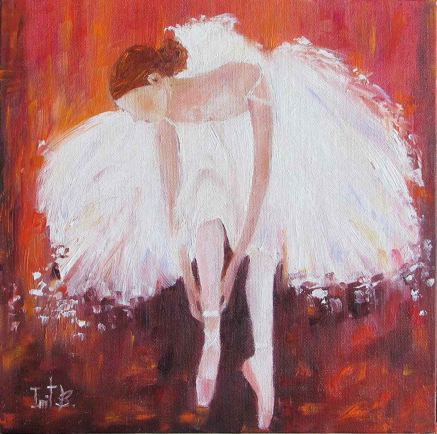 Ballerina Painting - Ballerina After The Dance by Irit Bourla