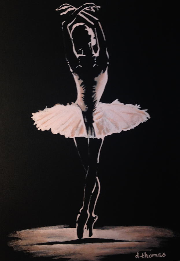 Ballerina Painting by Dana Thomas | Fine Art America