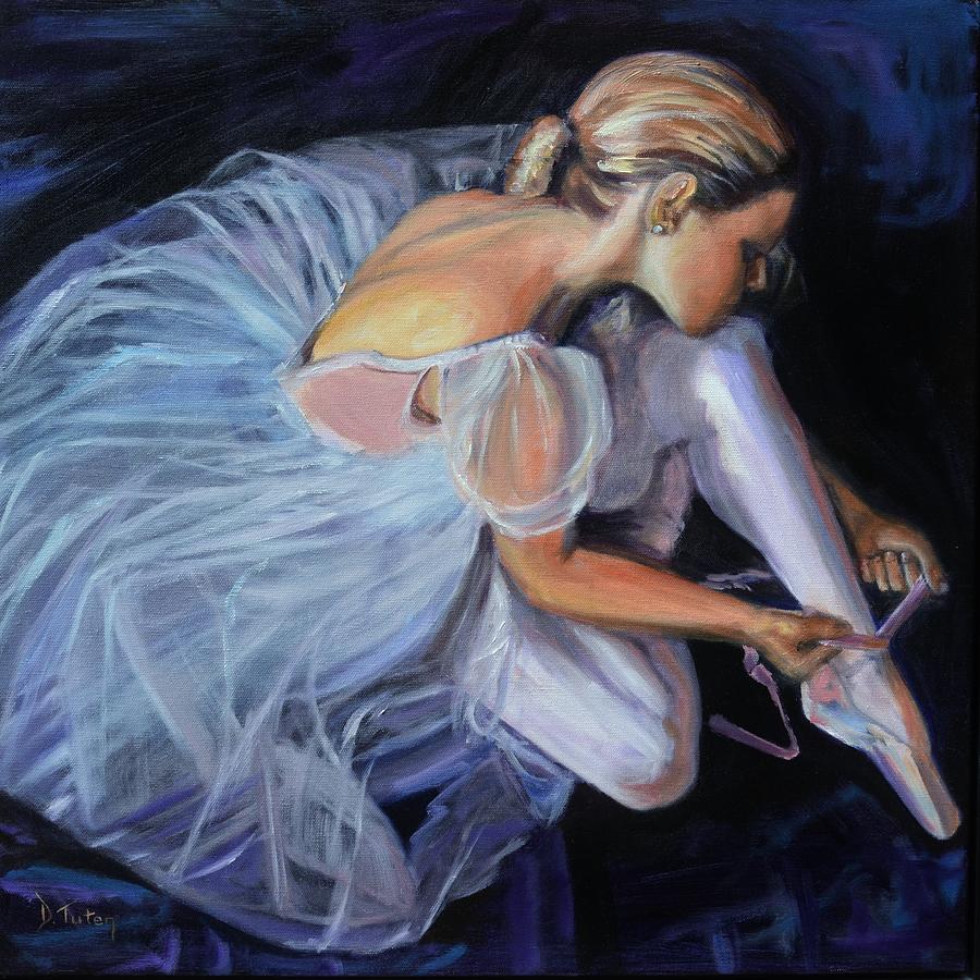 Female Painting - Ballerina by Donna Tuten