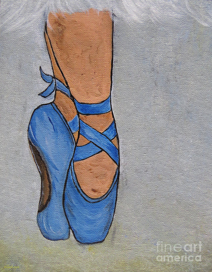 Ballerina Painting by Ella Kaye Dickey