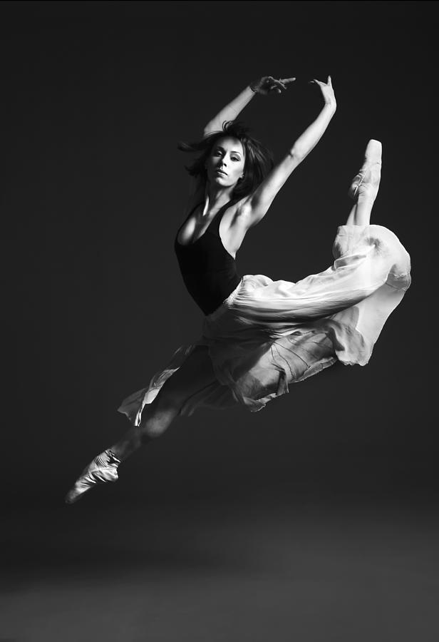 Ballerina Flying Photograph by Artur Bogacki
