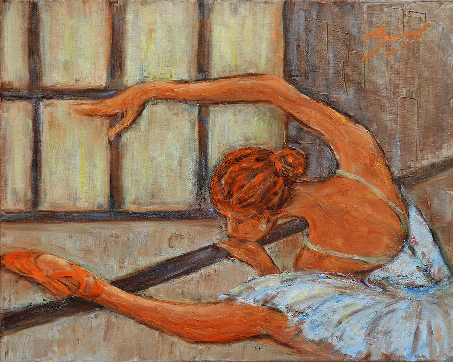 Ballerina II Painting by Xueling Zou
